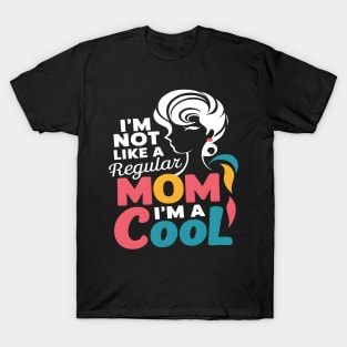 Cool Mom: Vibrant Silhouette T-Shirt